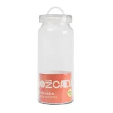 Pote Vidro Redondo Tampa Hermético 1,5L Guarda Mantimentos