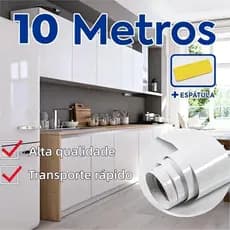 Papel De Parede Branco Adesivo Vinílico Impermeável Envelopamento Geladeira Móveis Fácil Lavável