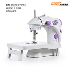 Mini mesa de extensão para máquina de costura, mesa de costura com espaço de armazenamento de ferramentas