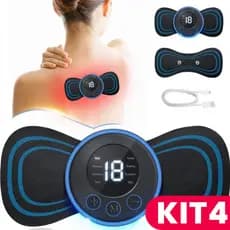 Mini massageador elétrico recarregável portátil para relaxamento muscular