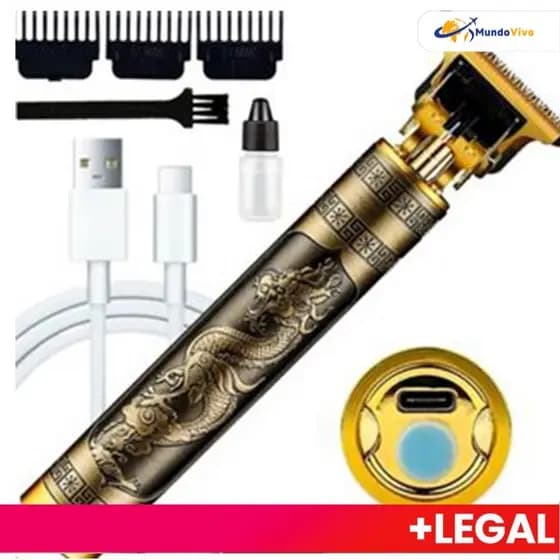 Aparador de barba masculino, barbeador elétrico profissional