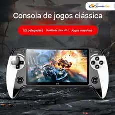 Console de jogos 4K HD 64GB Saída HDMI Alça sem fio dupla com 20.000 jogos M15 Pro 2026 Novo estilo