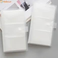 84/160 Grade Transparente Livro De Armazenamento De Jóias Auto Vedação Saco Para Colar Anel Foto Cartão Organizador-HO