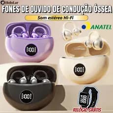 Fones De Ouvido Sem Fio Fone Bluetooth Com Microfone Handsfree Cancelamento Ruído Clipe Música Esportes Jogos Earplug-ho