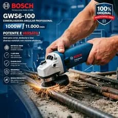 esmerilhadeira lixadeira 220v GWS6-100 1000W lixadeira bosch 110v serra Angular esmerilhadeira Corte