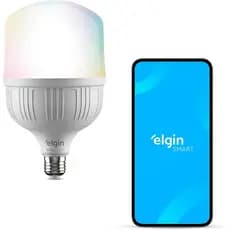 LÂMPADA INTELIGENTE ELGIN SMART COLOR 20W RGB WI-FI (E27) 1800 LÚMENS | ALEXA/GOOGLE HOME | BIVOLT