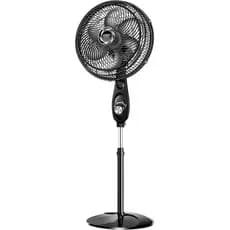 VENTILADOR DE COLUNA MONDIAL TURBO 30cm 6 PÁS VT-30C-NB (220V) | ALTURA REGULÁVEL | SILENCIOSO