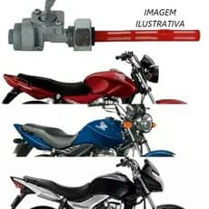 Torneira Combustível Gasolina Moto Honda Titan 150 Com Bujão