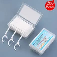 Kit 50/100/200/300 Unidades de Fio Dental Infantil em Formato de Arco Ultra Fino para uma Limpeza Eficaz-BYB