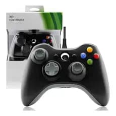 Controle Video Game Box X360 Pc Com Fio Joystick Manete X360