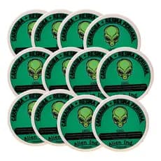 Kit 12 Ceras Polidora Automotiva Alien 120g com Carnaúba Remove Pintura Queimada