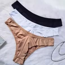 Kit Calcinha Fio Duplo Conforto Fio Dental Não Marca Sensual Microfibra Atacado