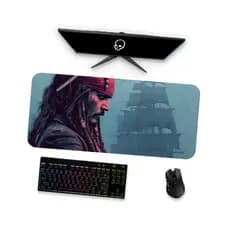 Mousepad  PIRATAS DO CARIBE  JACK SPARROW 1  Mouse Pad Gamer Grande 90x40 80x40 60x40 70x30 e 45x40