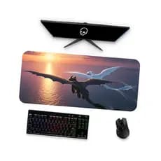Mousepad  COMO TREINAR SEU DRAGÃO 10  Mouse Pad Gamer Grande 90x40 80x40 60x40 70x30 e 45x40
