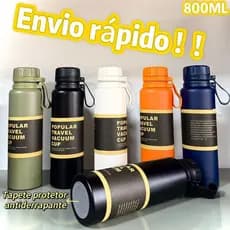 800ML Duplo Aço inox 304 Esporte Garrafa Térmica fosca Ao Ar Livre Escalada De Fitness De Isolamento