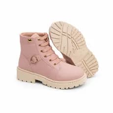 Bota Coturno Infantil Menina Coração
