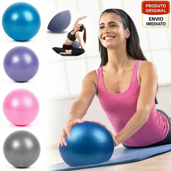 Mini Bola  25cm De PVC Exercício Yoga Pilates Ginastica Fisioterapia Promocao