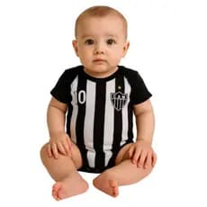 Body Bebe Atlético Mineiro Temáticos Bore Infantil Time Galo(K-1)