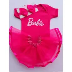 Body Bebê Mesversário / Saia Tule / Laço/ Barbi Fantasia Escolha o Modelo