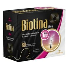 BIOTINA 30MCG 60 Cápsulas Softgel