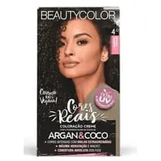 TINTA BEAUTY COLOR ARGAN&COCO 4.0 CASTANHO NATURAL KIT 1UN