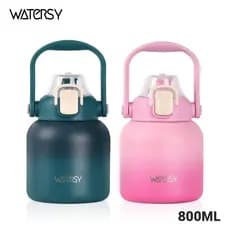 WATERSY Garrafa Térmica 800ml garrafa espacial Quente Frio Com Isolamento Térmico De Grande