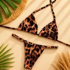 Biquini Cortininha Fio Dental Sem Bojo Moda Verão Ideal Para Maquinha com regulagem Verde Agua