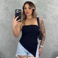 Blusa Feminina Tomara que Caia Canelada Moda Gringa Promoção
