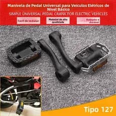 Pedais universais de plástico para veículos elétricos, bicicletas, bicicletas dobráveis e scooters elétricos, pedais ant