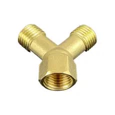 Conector de Mangueira de Três e Quatro Vias em Forma de T e Y, Acessórios para Pulverizador de Alta Pressão, Acessórios