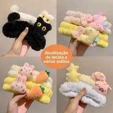 Faixa de cabelo especial para lavagem facial, outono inverno, desenho animado, fofo, doce, menina, máscara de maquiagem,
