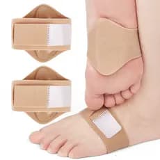 Palmilhas de suporte para arco plantar para homens e mulheres, almofadas ortopédicas de suporte para arco plantar, palmi