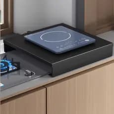 Suporte de armazenamento para cozinha de uso doméstico, suporte para fogão a gás, cobertura para fogão, alta capacidade
