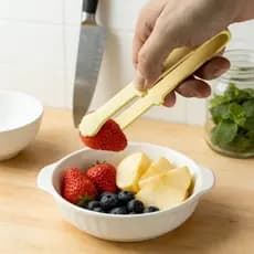 Clipes de silicone para snacks em estoque, pinças criativas em formato de pata de gato, pinças multifuncionais para mini