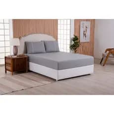 Jogo de Cama Queen Ponto Palito 3 Peça 400 Fios Anti Bolinha