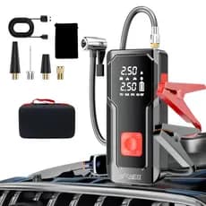 Auxiliar Partida Bateria Portátil Emergência Compressor Ar 10000mAh Banco De Potência Multifuncional