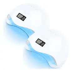Kit 2x Cabine Sun 5 Led Uv 48w Bivolt Unha Gel Alongamento