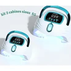 2 Cabine Sioux S5 - 268w UV/LED Unha Gel Acrigel Secagem Rápida Nail Lamp
