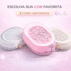 Coletor de Pó Aspirador Oval Nail Dust Collector 100W 45 Mil RPM SC808 Profissional Bivolt Manicure