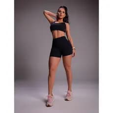 Conjunto Fitness Backlift Top E Short Viamafia