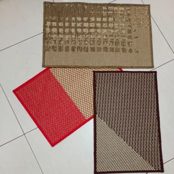 tapete sisal de porta, promocional.