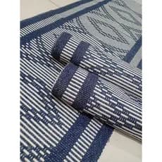 Jogo de tapetes e passadeiras 3 peças para sua cozinha ,quarto e banheiro .Azul 💙 marinho.Um charme!!!