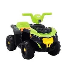 Quadriciclo Elétrico Infantil 6V Farol Led Música Carrinho de Passeio  Aventura Unitoys