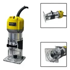 Tupia Laminadora Manual 220V Corpo Alumínio 600W Portátil Com Acessórios
