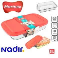 Lasanheira Marinex 5L Assadeira - Grande Nadir Figueredo - COM TAMPA
