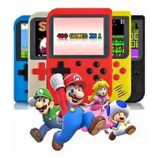 Mini Video Game Portátil Retrô 400 Jogos em 1 Console Clássico para Crianças