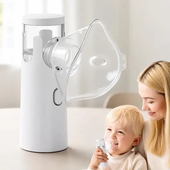 Nebulizador de malha, inalador ultrassônico automático e silencioso, adequado para crianças e adultos.