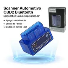 Scanner Automotivo OBD2 Bluetooth ELM327 Diagnóstico Carro Android iPhone