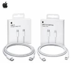 Cabo Original Apple 1m Lightning ou USB-C – iPhone iPad AirPods – Lacrado 1 Ano Garantia com Nota Fiscal
