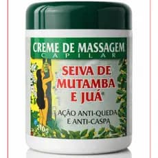 Creme de Massagem Antiqueda e Anticaspa Capilar 210g Seiva de mutamba